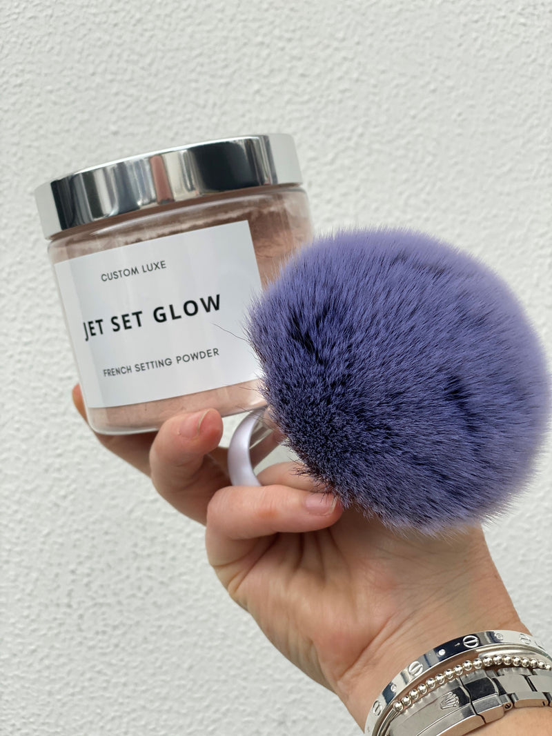 Jet Set Glow - Tan Setting Powder & Brush Duo Bundle