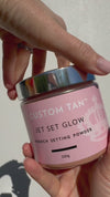 Jet Set Glow - Tan Setting Powder & Brush Duo
