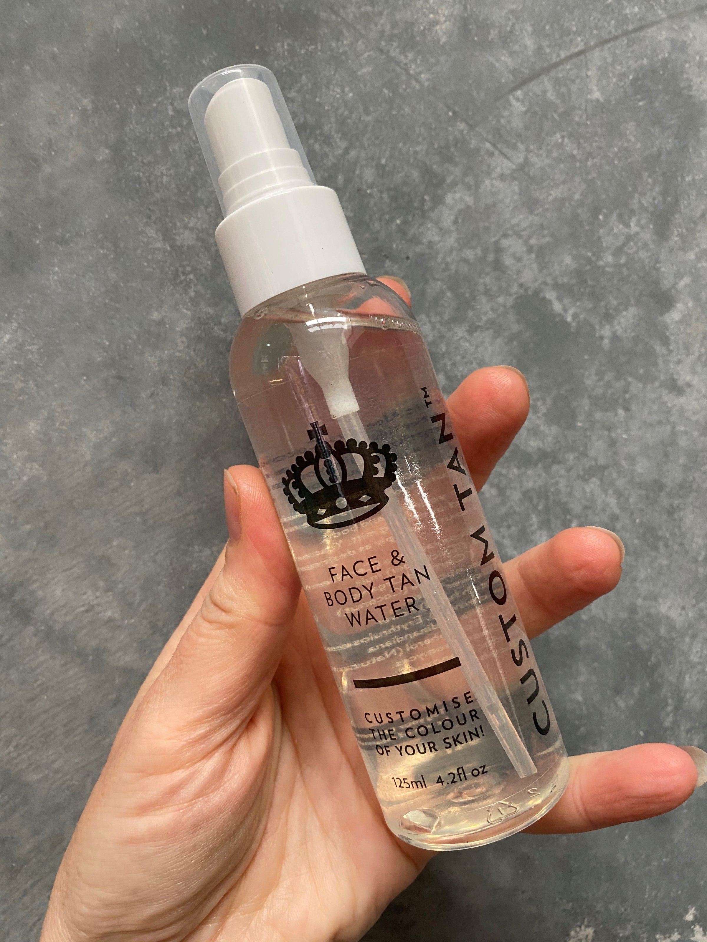 Custom Tan Face & Body Tan Water